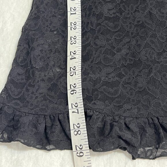 Victoria’s Secret The Lacie Black Lace Babydoll Chemise Sexy Lingerie Nightgow M - Picture 11 of 11